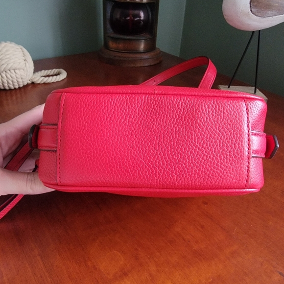 Kate Spade Mulberry Street Pyper Crossbody Bag Red Pebbled Leather WKRU3925 - Picture 7 of 16